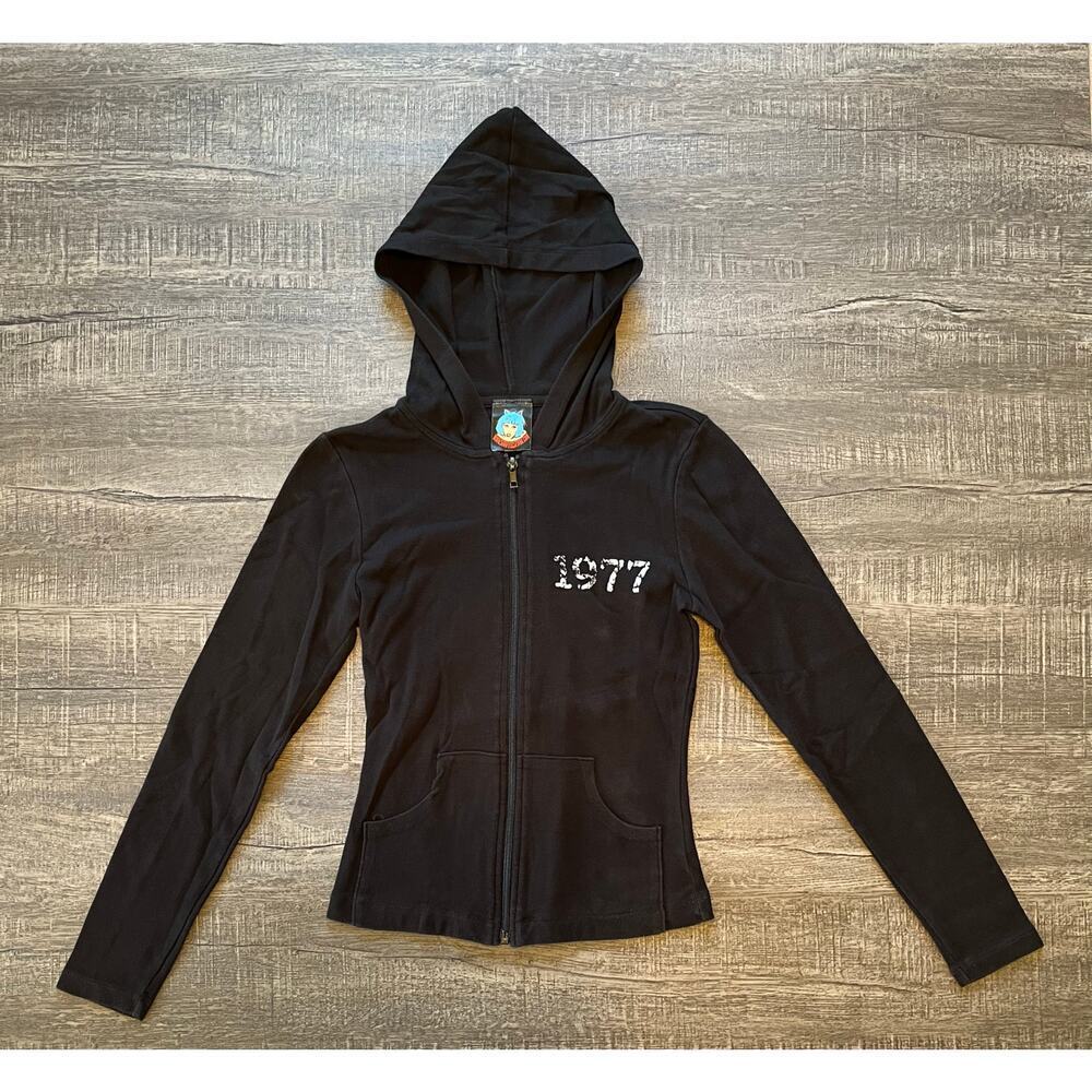 VTG 1977 Ramones Punk Rock Band Zip Up Hoodie Jacket, Black. RARE - Picture 2 of 7
